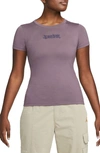 Jordan Women's  Slim Graphic T-shirt In Purple