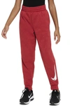 Nike Big Kids Therma-fit Fleece Training Joggers In Gym Red,university Red,white