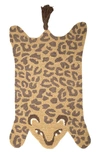 Crane Baby Leopard Accent Rug In Brown