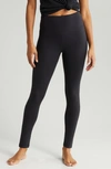 Zella Studio Luxe High Waist Leggings In Black