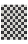 Lorena Canals Washable Rug Kitchen Tiles Dark Grey In Grey
