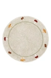 Lorena Canals Washable Rug Chanterelle In Olive Natural Honey