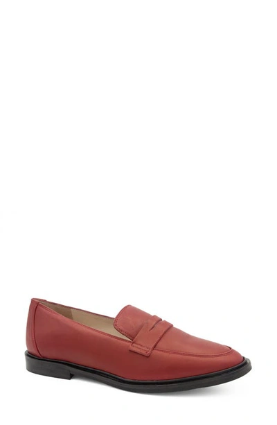 Amalfi By Rangoni Calabrone Penny Loafer In Brunello Piuma Lux