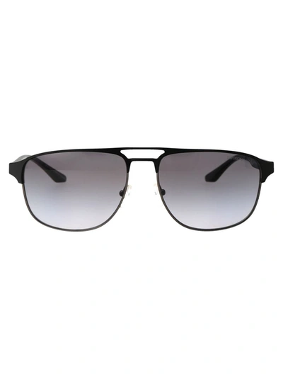 Ea7 Emporio Armani Sunglasses In 336511 Matte Gunmetal/black
