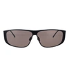 Saint Laurent Eyewear Sl605 Luna Rectangular Frame Sunglasses In Black
