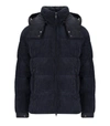 Save The Duck Albus Blue Hooded Padded Jacket In Blue