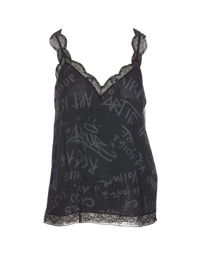 Zadig & Voltaire Text In Black