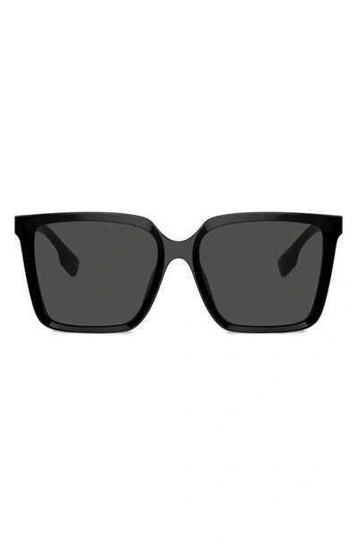 Burberry 57mm Square Sunglasses In Black