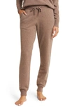 Nordstrom Cashmere Joggers In Brown Taupe Heather