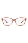 Michael Kors Georgetown 54mm Round Optical Glasses In Pink