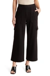 ADRIANNA PAPELL ADRIANNA PAPELL PULL-ON PONTE CARGO PANTS