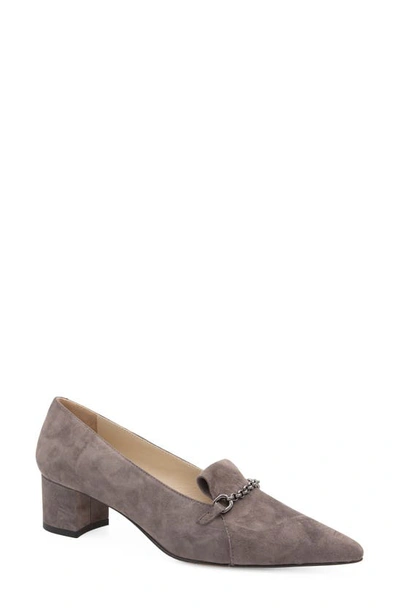 Amalfi By Rangoni Panda Pointed Toe Pump In New Grey Cashmere