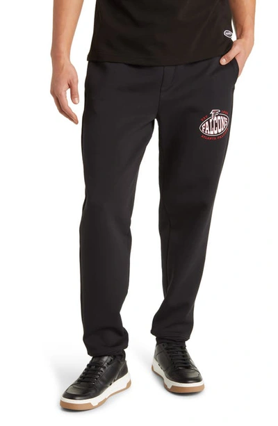 Hugo Boss Boss X Nfl Cotton Blend Joggers In Atlanta Falcons Black