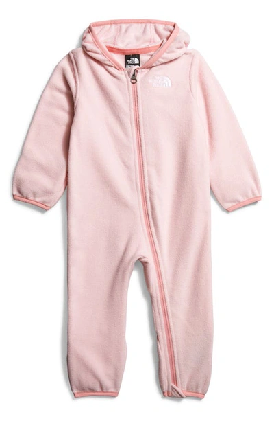 The North Face Glacier Cotton Fleece Snowsuit In Purdy Pink