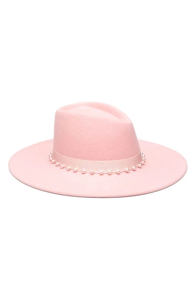 Eugenia Kim Blaine Wool Felt Fedora In Rose