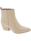 Seychelles Shining Star Cream Leather Pointed-toe Ankle High Heel Boots In Multi