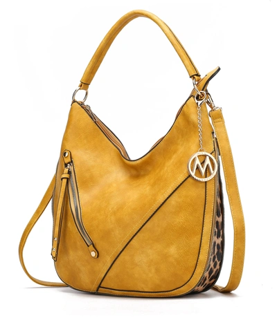 Mkf Collection By Mia K Lisanna Hobo Handbag In Yellow