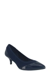 Impo Women's Elida Stretch Dress Pumps Women's Shoes In Midnight Blue