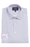 REPORT COLLECTION REPORT COLLECTION PINSTRIPE SLIM FIT DRESS SHIRT