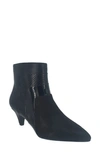 Impo Eila Womens Faux Suede Ankle Booties In Black