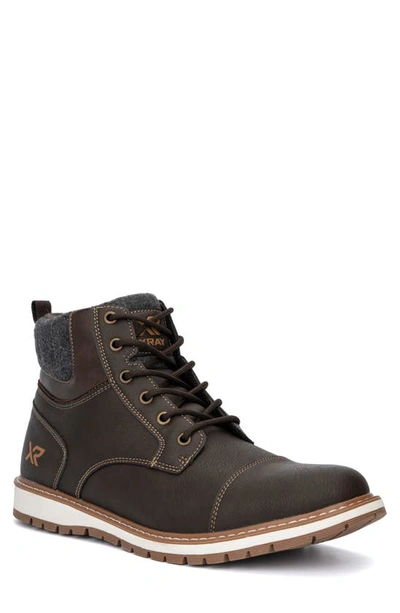 X-ray Men's Roman Lace-up Boots In Brown