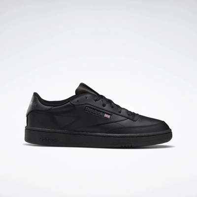 Reebok Club C 85 Lace-up Sneakers In Black/charcoal
