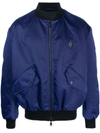 A-cold-wall* Logo-patch Bomber Jacket In Blue