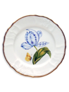 Anna Weatherley Old Master Tulip Porcelain Salad Plate In White
