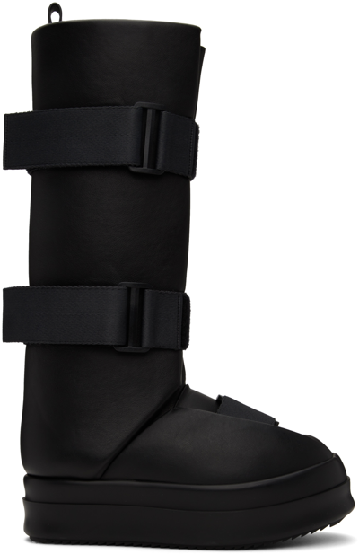 Rick Owens Black Splint Boots In 99 All Black