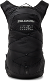 Mm6 Maison Margiela X Saloman Logo-print Backpack In H9966 Black/black