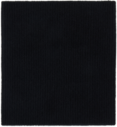 Auralee Black Cashmere Neck Warmer In Top Black