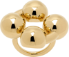 Lorette Colé Duprat Gold Quadri Ring In Brass Plated Gold