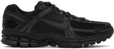 Nike Black Air Zoom Vomero 5 Sneakers In Black/black
