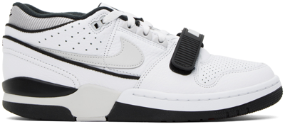 Nike Air Alpha Force 88 In White/neutral Grey-black-tech Grey-orange