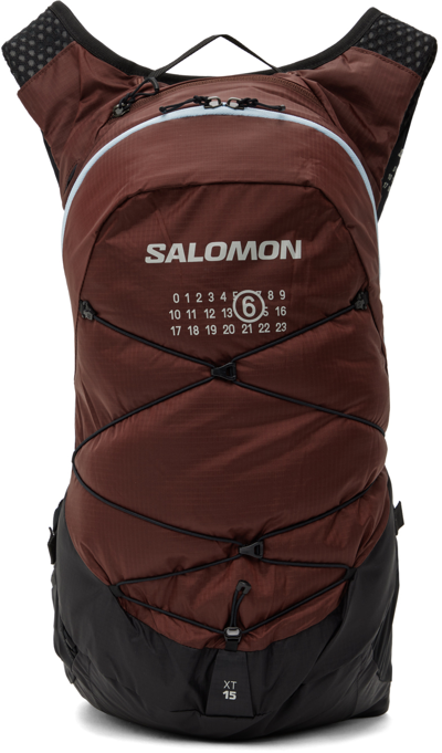 Mm6 Maison Margiela Brown & Black Salomon Edition Xt 15 Backpack, 20 L