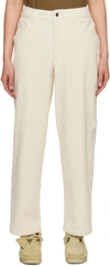 DIME OFF-WHITE CLASSIC BAGGY TROUSERS