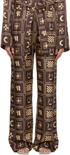 Nanushka Brown Jadine Trousers In Aprct Ttm Invrs Brwn