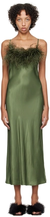 SLEEPER GREEN BOHEME SLIP DRESS