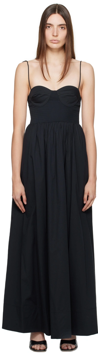 Staud Black Landry Maxi Dress