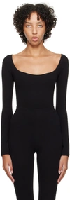 Gil Rodriguez Black 'el Tigre' Bodysuit In Black