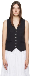 STAUD BLACK BRETT VEST