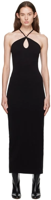 Re/done Keyhole Dress In Black