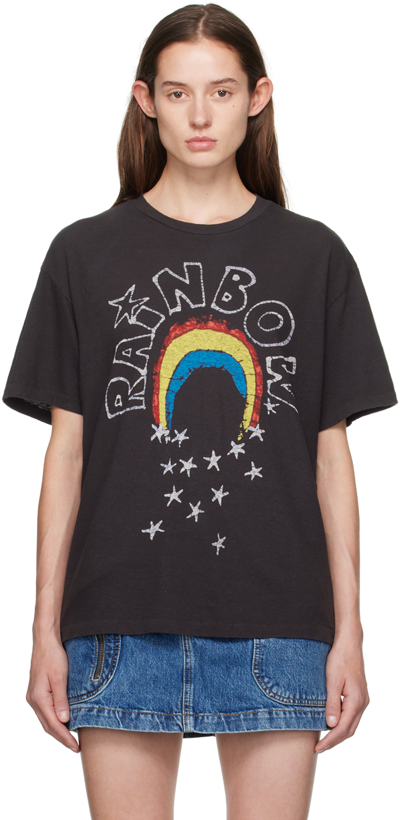 Re/done '90s Easy Rainbow Cotton Graphic T-shirt In Xs