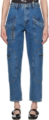 RE/DONE BLUE TAPER JEANS