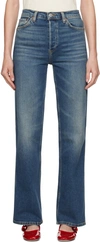 RE/DONE BLUE LOOSE JEANS