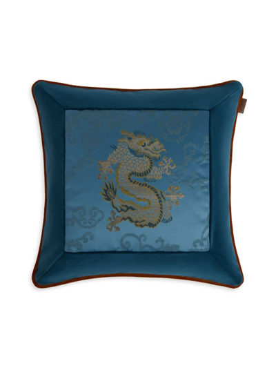 Etro Thaizhou Decorative Cushion In Blue