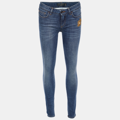 Pre-owned Dolce & Gabbana Blue Denim Pretty Fit Jeans S