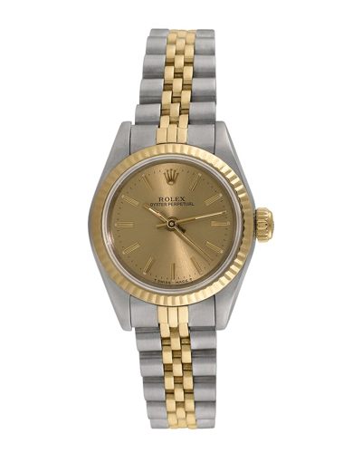 Rolex Women's Oyster Perpetual Watch, Circa 1990s ()