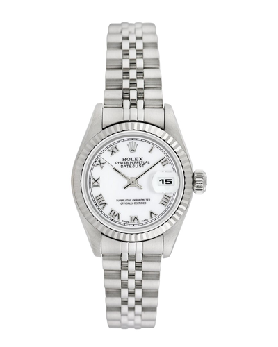 Rolex Women's Datejust Watch, Circa 1990s (authentic ) In Metallic