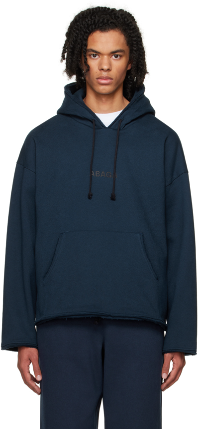 Abaga Velli Navy Printed Hoodie